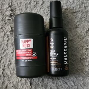 Crop Reviver Ball Toner and Happy Nuts Comfort Stick
